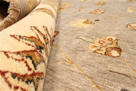 Ziegler Beige Hand Knotted 121 X 154 Area Rug 250-28596 Image 7