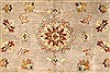 Ziegler Beige Hand Knotted 121 X 154 Area Rug 250-28596 Thumb 2