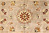 Ziegler Beige Hand Knotted 121 X 154  Area Rug 250-28596 Thumb 2