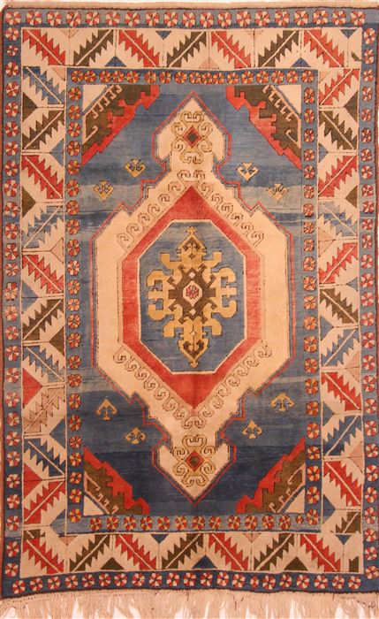 Kazak Blue Hand Knotted 511 X 810 Area Rug 253-28599 Image 0