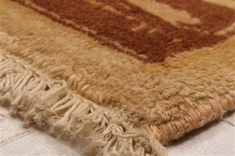 Kazak Red Square Hand Knotted 74 X 80 Area Rug 253-28603 Image 5