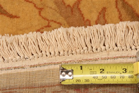 Tabriz Beige Hand Knotted 55 X 811 Area Rug 100-28605 Image 5