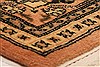 Tabriz Orange Hand Knotted 64 X 91  Area Rug 100-28606 Thumb 6