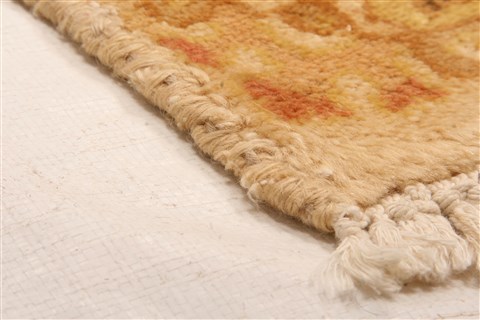 Kerman Yellow Hand Knotted 60 X 95 Area Rug 100-28607 Image 5