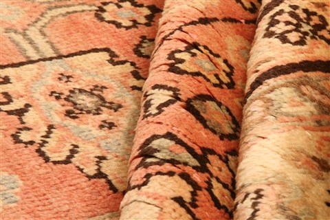 Mahal Red Hand Knotted 67 X 1010 Area Rug 100-28616 Image 2