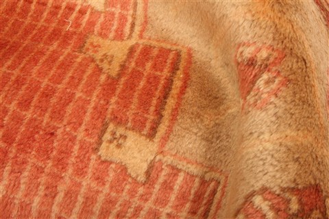 Kashan Red Hand Knotted 63 X 95 Area Rug 100-28619 Image 1