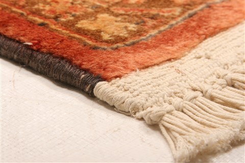 Kashan Red Hand Knotted 63 X 95 Area Rug 100-28619 Image 6