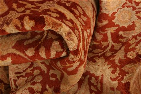 Tabriz Red Hand Knotted 68 X 93 Area Rug 253-28620 Image 1
