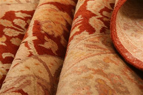 Tabriz Red Hand Knotted 68 X 93 Area Rug 253-28620 Image 2