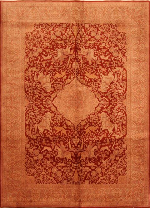 Tabriz Red Hand Knotted 68 X 93 Area Rug 253-28620 Image 0