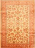 Sarouk Red Hand Knotted 69 X 97 Area Rug 100-28621 Thumb 0
