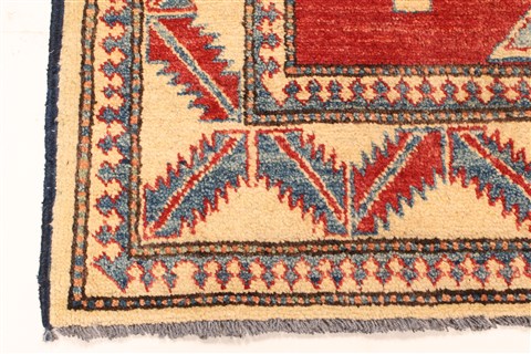 Kazak Red Hand Knotted 35 X 53 Area Rug 250-28623 Image 1