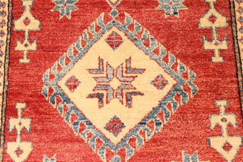 Kazak Red Hand Knotted 35 X 53 Area Rug 250-28623 Image 2
