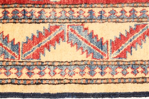 Kazak Red Hand Knotted 35 X 53 Area Rug 250-28623 Image 3