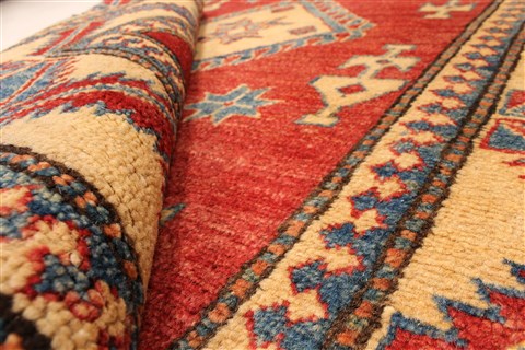 Kazak Red Hand Knotted 35 X 53 Area Rug 250-28623 Image 7