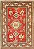 Kazak Red Hand Knotted 35 X 53  Area Rug 250-28623 Thumb 0