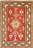 Kazak Red Hand Knotted 35 X 53 Area Rug 250-28623 Thumb 0