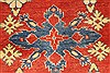 Kazak Orange Hand Knotted 39 X 59  Area Rug 250-28624 Thumb 2