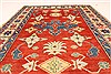 Kazak Orange Hand Knotted 39 X 59  Area Rug 250-28624 Thumb 4