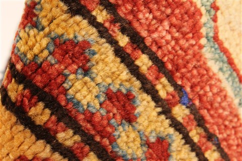 Kazak Orange Hand Knotted 38 X 53 Area Rug 250-28625 Image 10