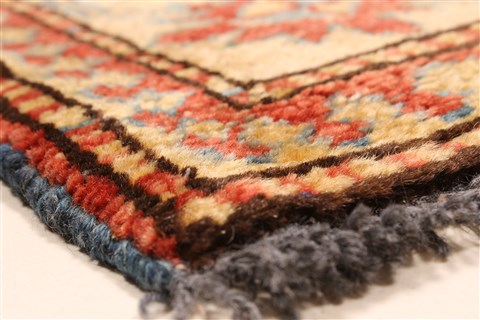 Kazak Orange Hand Knotted 38 X 53 Area Rug 250-28625 Image 12