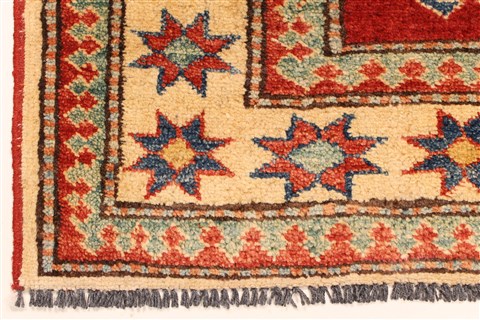 Kazak Red Hand Knotted 38 X 54 Area Rug 250-28626 Image 1