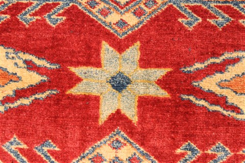 Kazak Red Hand Knotted 38 X 54 Area Rug 250-28626 Image 2