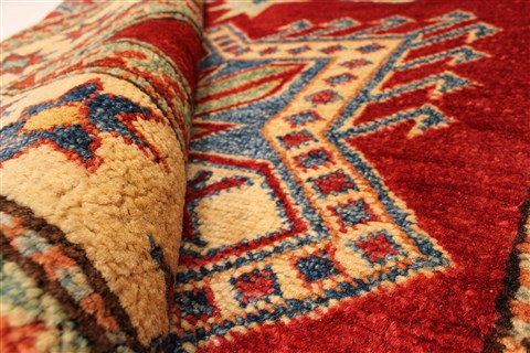 Kazak Red Hand Knotted 38 X 54 Area Rug 250-28626 Image 7