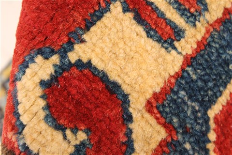 Kazak Red Hand Knotted 38 X 411 Area Rug 250-28630 Image 8