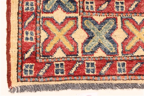 Kazak Red Hand Knotted 35 X 54 Area Rug 250-28631 Image 1
