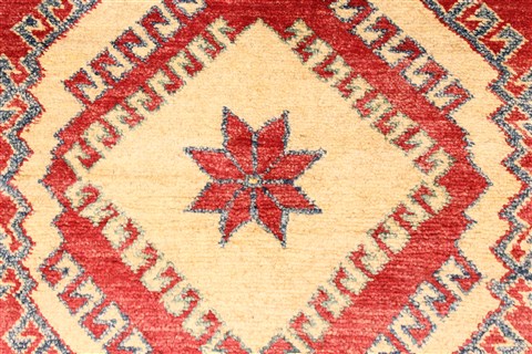 Kazak Red Hand Knotted 35 X 54 Area Rug 250-28631 Image 2