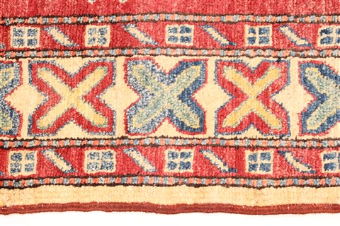 Kazak Red Hand Knotted 35 X 54 Area Rug 250-28631 Image 3
