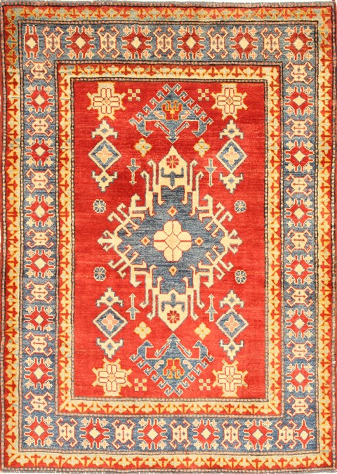 Kazak Red Hand Knotted 38 X 52  Area Rug 250-28632 Image 0