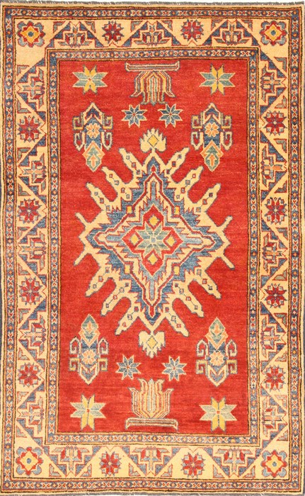 Kazak Red Hand Knotted 34 X 55  Area Rug 250-28644 Image 0
