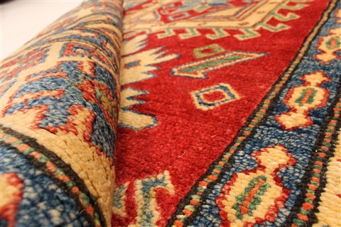 Kazak Red Hand Knotted 34 X 57 Area Rug 250-28646 Image 2