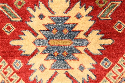 Kazak Red Hand Knotted 34 X 57 Area Rug 250-28646 Image 5