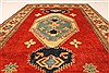 Kazak Orange Hand Knotted 310 X 56  Area Rug 250-28647 Thumb 4