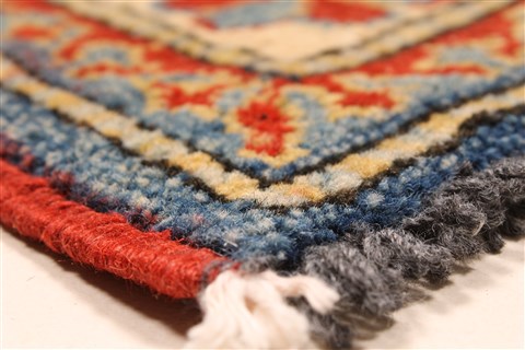 Kazak Orange Hand Knotted 38 X 411 Area Rug 250-28648 Image 11