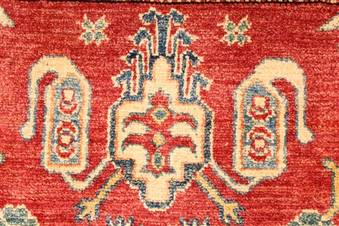 Kazak Red Hand Knotted 36 X 50 Area Rug 250-28649 Image 10