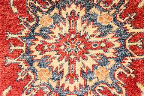 Kazak Red Hand Knotted 36 X 50 Area Rug 250-28649 Image 2