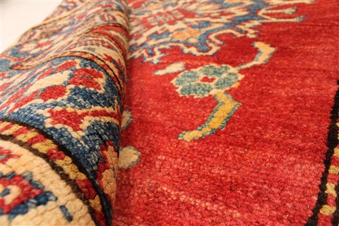 Kazak Red Hand Knotted 36 X 50 Area Rug 250-28649 Image 7