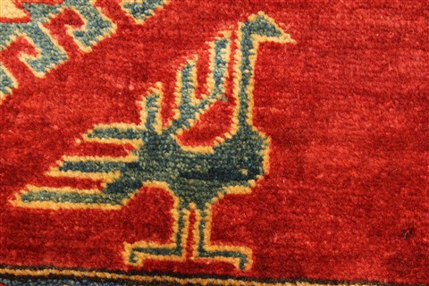 Kazak Red Hand Knotted 41 X 64 Area Rug 250-28651 Image 12