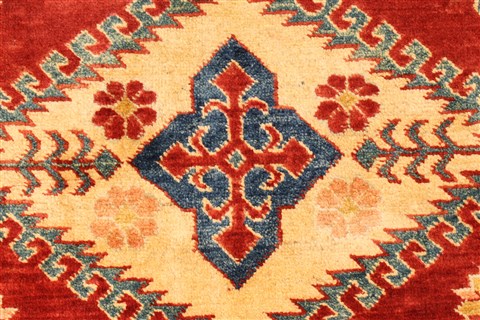 Kazak Red Hand Knotted 41 X 64 Area Rug 250-28651 Image 3
