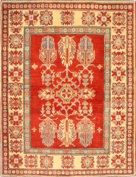 Kazak Red Hand Knotted 35 X 56 Area Rug 250-28652 Image 0