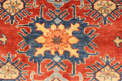 Kazak Blue Hand Knotted 310 X 54 Area Rug 250-28654 Image 2