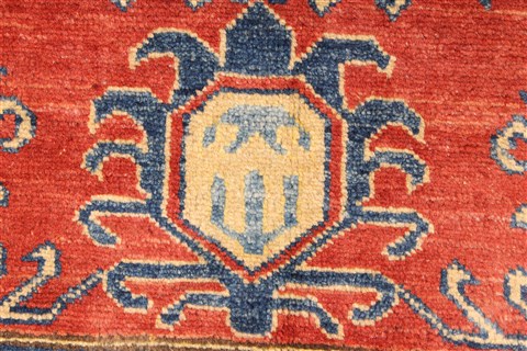 Kazak Blue Hand Knotted 310 X 54 Area Rug 250-28654 Image 9