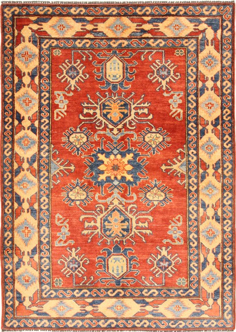 Kazak Blue Hand Knotted 310 X 54 Area Rug 250-28654 Image 0