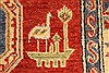 Kazak Orange Hand Knotted 36 X 67 Area Rug 250-28656 Thumb 10