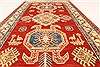 Kazak Orange Hand Knotted 36 X 67  Area Rug 250-28656 Thumb 3