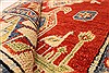 Kazak Orange Hand Knotted 36 X 67 Area Rug 250-28656 Thumb 6